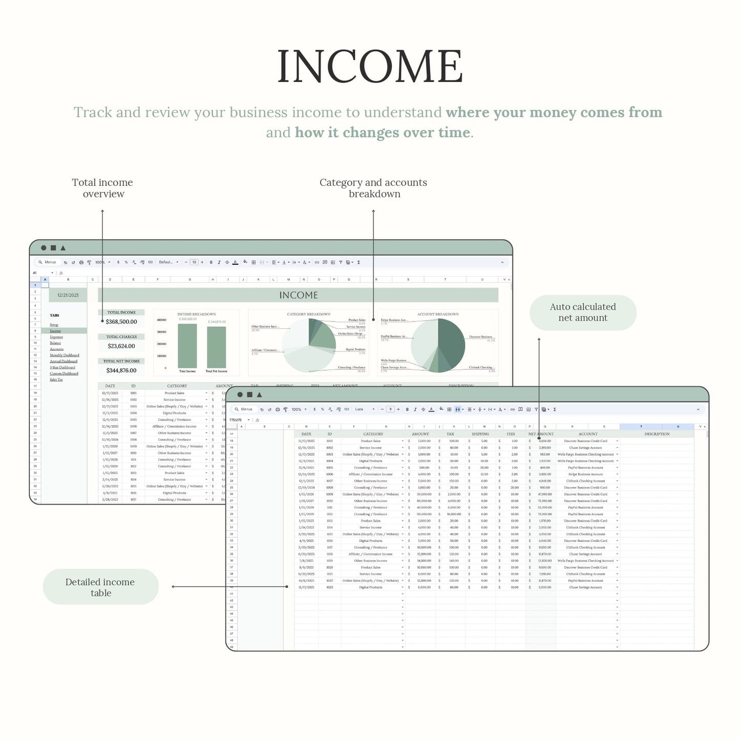 Aureline Easy Bookkeeping Planner