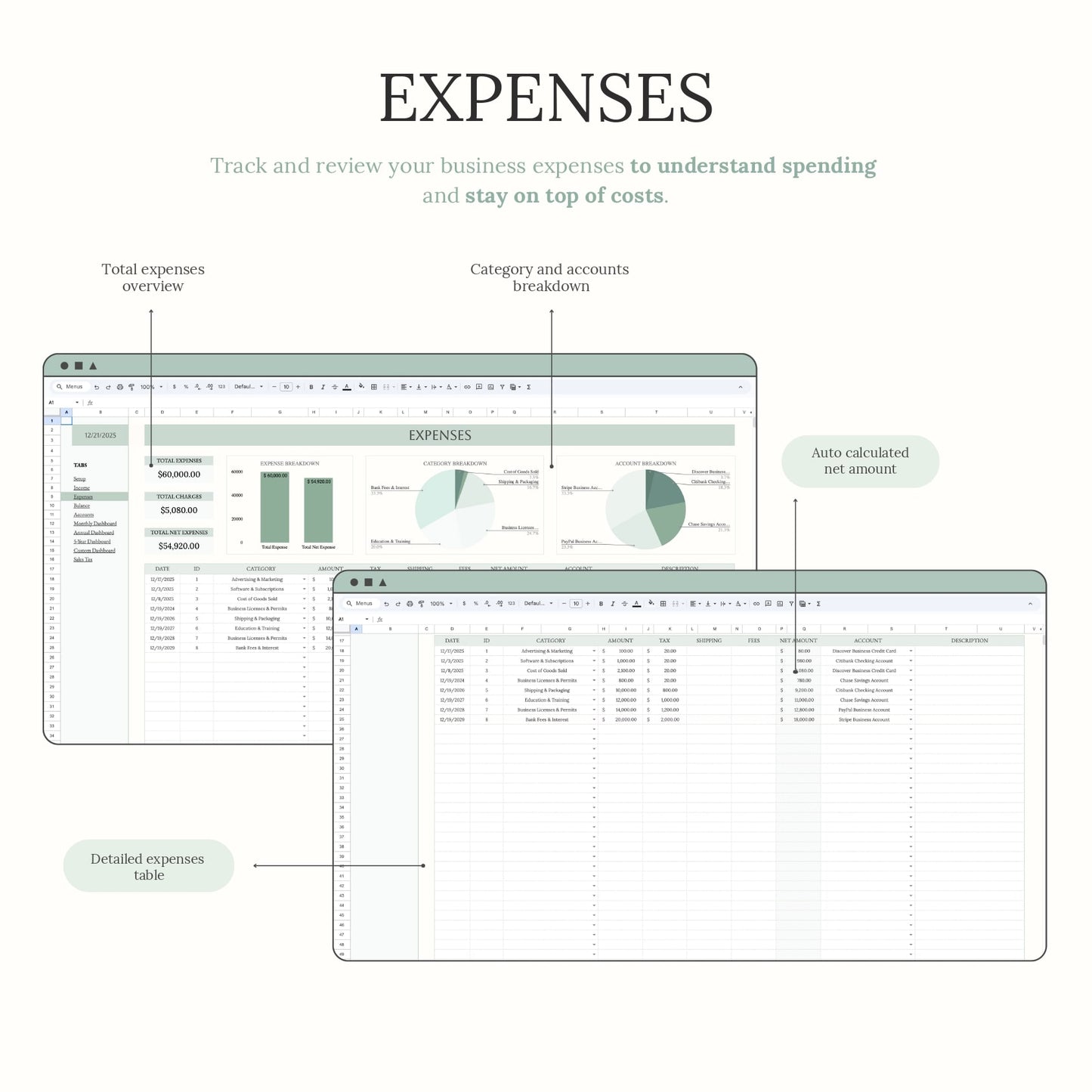 Aureline Easy Bookkeeping Planner