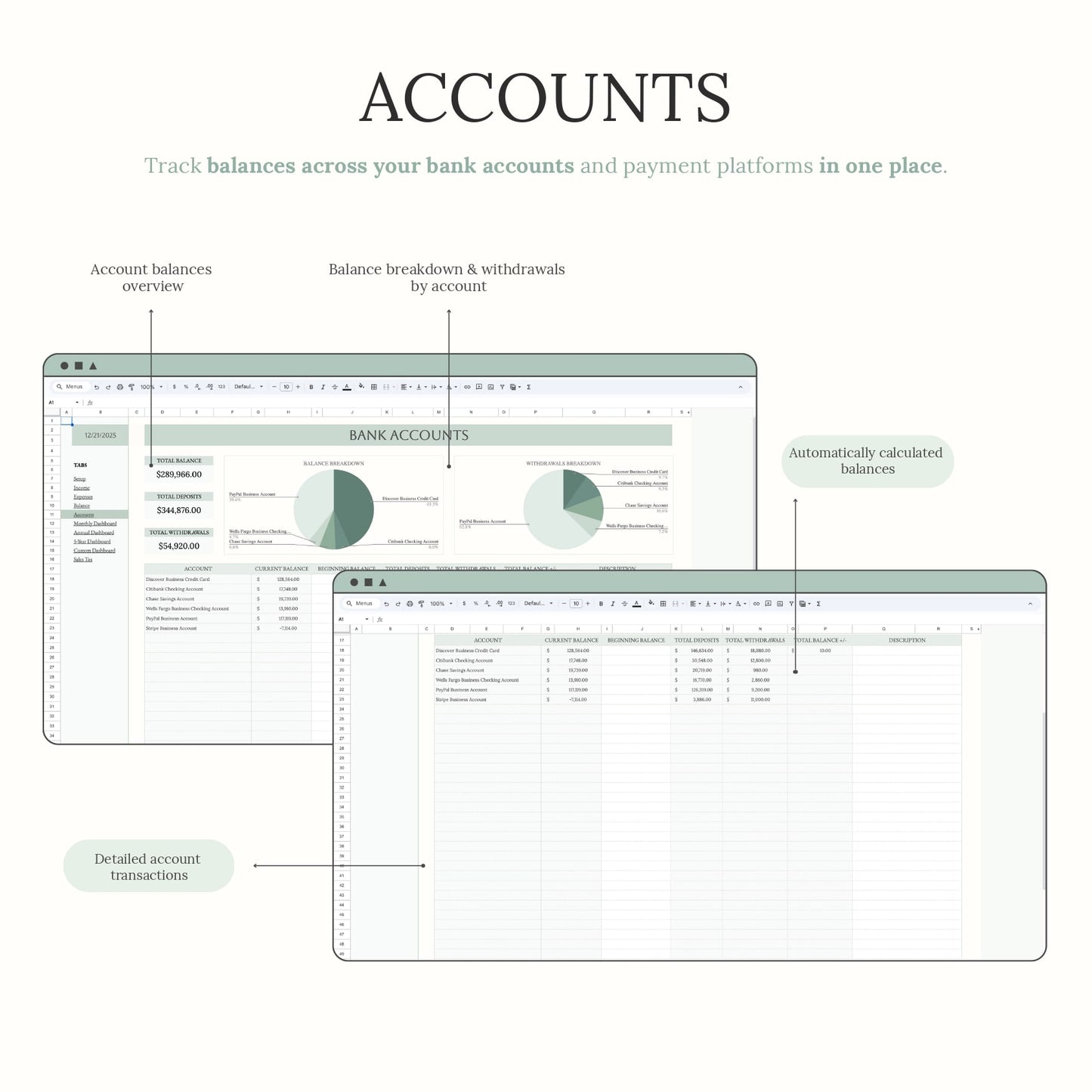 Aureline Easy Bookkeeping Planner