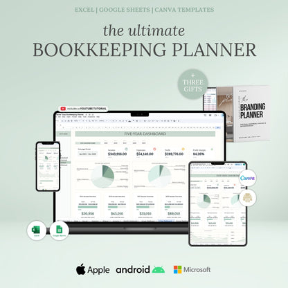 Aureline Easy Bookkeeping Planner