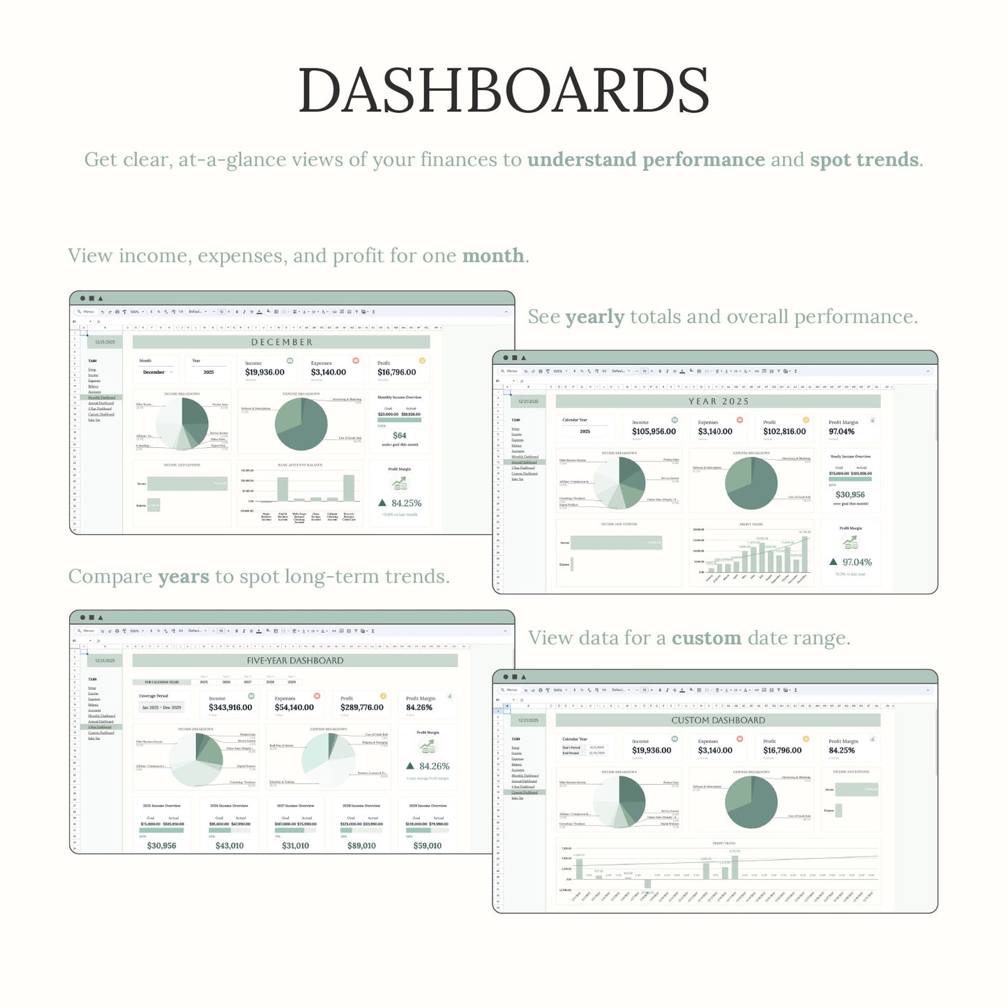 Aureline Easy Bookkeeping Planner