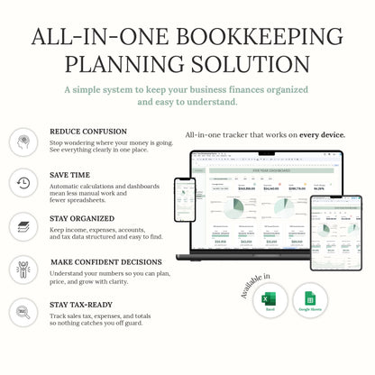 Aureline Easy Bookkeeping Planner