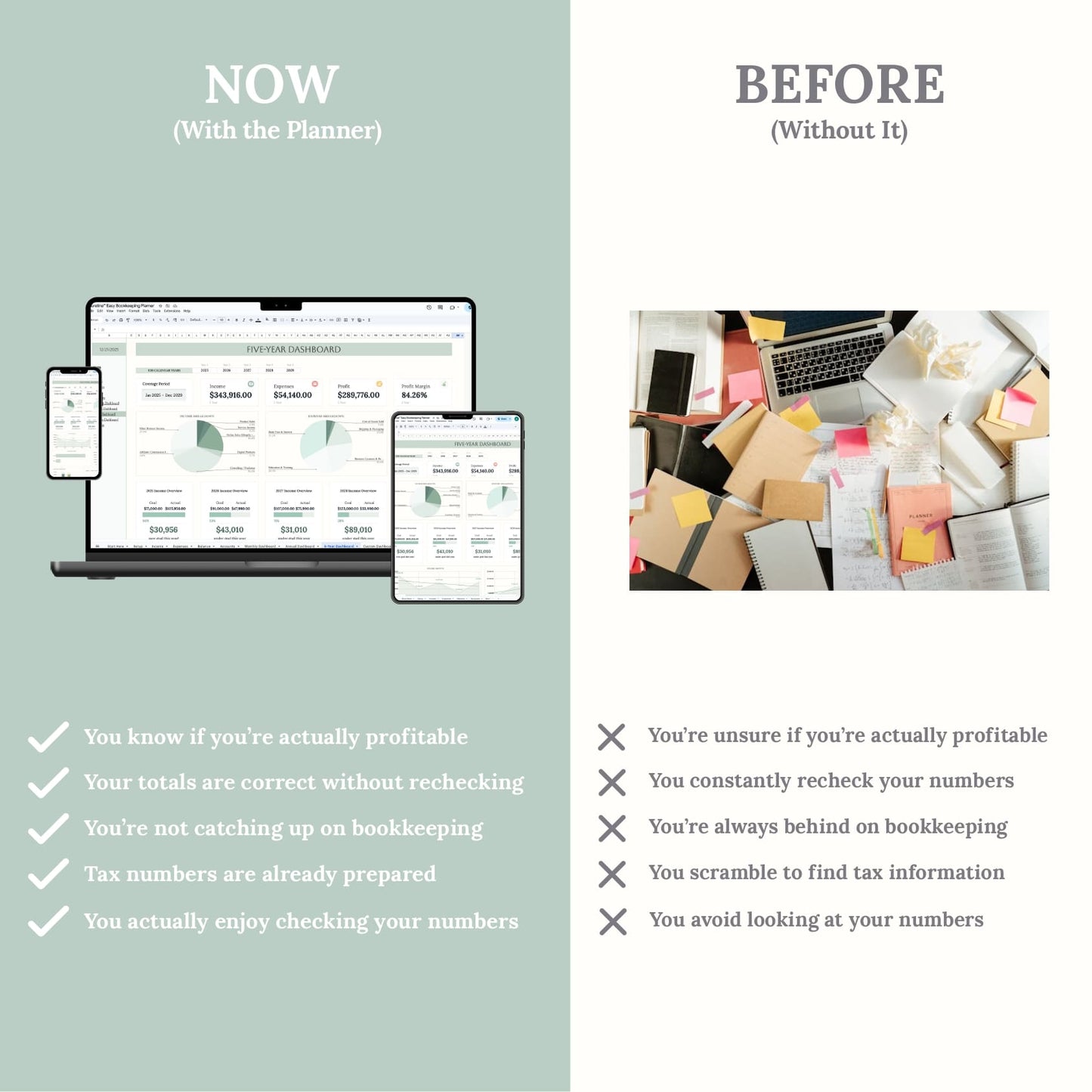 Aureline Easy Bookkeeping Planner